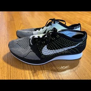 Nike Flyknit Racer 'Volt' 2015 Racing Shoes Size 10.5